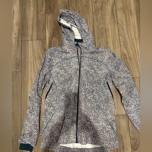 Lululemon Pink and Navy speckled Windbreaker size 12